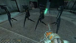Half Life 2 - Getting 8 friendly turrets to the teleporter