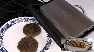 Wolfgang Puck 1000-Watt Panini Press Review & First Impressions! Crispy Pressed Sandwiches!