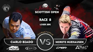 Carlo Biado VS Moritz Nuehausen 🔹Race 8🔹 jacoby Scottish Open🔹Loser Side