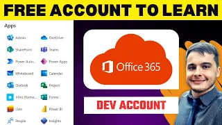Office 365 Developer Account: Power Apps, Automate, Sharepoint and more!