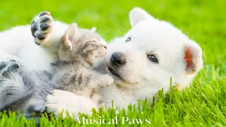 NEW, IMPROVED Relaxing Music for Cats&Dogs! Calm Your Energetic Pets with this Soothing Music 🐕💤