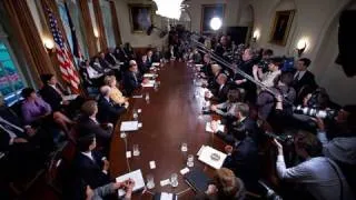 The President's First Cabinet Meeting