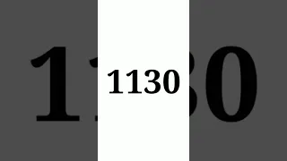 One Thousand One Hundred Thirty | Comment What is Special For You With This Number! #shorts