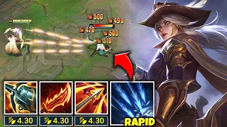 Ashe but my Arrows become a Laser because I have 4.3 attack speed (ARROWS OF DEATH)