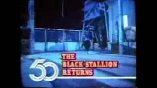WKBD Detroit: 1986 8 O'Clock Movie Promo: The Black Stallion Returns