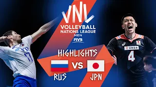 RUS vs. JPN - Highlights Week 1 | Men's VNL 2021