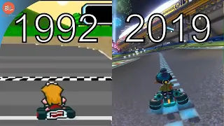 Evolution/History of Mario kart Games (1992-2019) [HD]