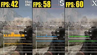 Modern Warfare 2 Comparison Xbox One vs. Series S vs. Series X | Loading, Graphics, FPS Test