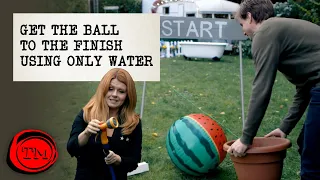 Get The Beach Ball to the Finish Line Using Only Water | Full Task
