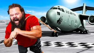 World's Strongest Man vs AIRPLANE!