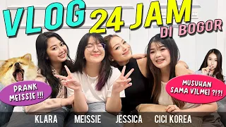 VLOG 24 JAM BARENG MEISSIE, JESSICA, CICI KOREA DI BOGOR !!! MUSUHAN SAMA VILMEI ?!?!  | Klara Tania