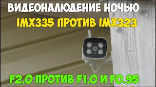 Ночное цветное IP видеонаблюдение на примере камеры IMX335 и просветленной оптики F1.0 и F0.95!