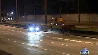 Acidente com cavalo na Avenida Brasil - JN