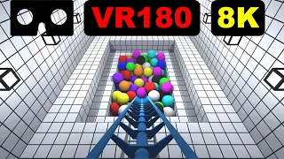 [VR180 8K] Dangerous Roller Coaster 2 in Unity