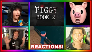 YOUTUBERS REACT TO "PIGGY: BOOK 2 OFFICIAL TRAILER" (KREEKCRAFT, THINKNOODLES AND MORE! (PIGGY 2)