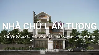 Ngôi nhà phố chữ L ấn tượng tọa lạc tại trung tâm thành phố Đà Nẵng