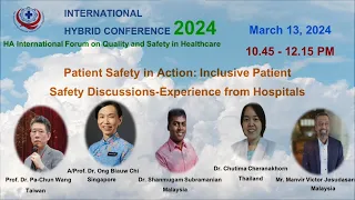 EP.6  Q&A 2 Session A2-108 Patient Safety in Action