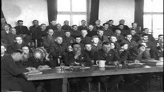 Trial of 61 accused war criminals associated with Mauthausen Camp,  before a trib...HD Stock Footage