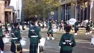 The Scots College Anzac Day 2016 Snare Drummers Practice