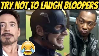 Captain America: Civil War Hilarious Bloopers - Chris Evans & Robert Downey Jr.