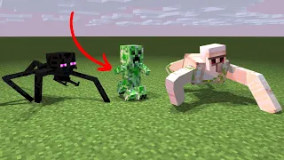 What If Minecraft Mobs Walked Like This? (Minecraft Animation)