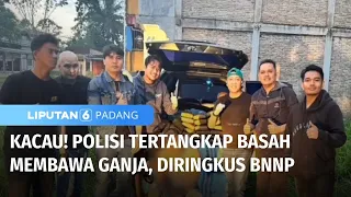 Polisi yang Masih Aktif Dinas Bawa Ganja dari Mandailing Natal | Liputan 6 Padang