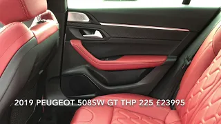 2019 Peugeot 508SW GT THP 225 £23995