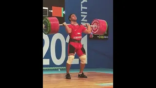 Akbar Djuraev 246kg Clean & Jerk.