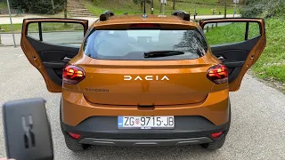 DACIA SANDERO STEPWAY 2023 - PRACTICALITY test, trunk space & cool features