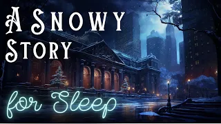 A Snowy Story ❄️ A Snowy Night at the New York Public Library ❄️ Peaceful Story for Sleep
