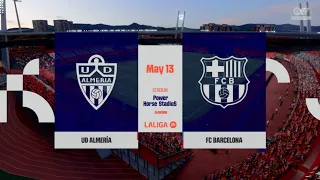 EA FC 24 UD Almería vs FC Barcelona La Liga