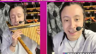 Live streaming Andean/american native flute music - Quenachico