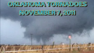 11/07/2011 - Snyder & Fort Cobb, OK Multiple Tornadoes!