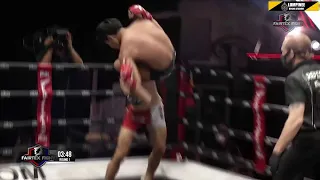 Tiger Muay Thai fighter Jahongir wins first ever MMA fight at Lumpinee stadium