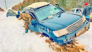 Царь горы Jeep VS Toyota Land Cruiser, Турбо Уаз, Уаз Патриот и Джимник Коварный лёд off road