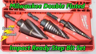 Milwaukee SHOCKWAVE™ Impact Duty™ Electrician Step Bit  Set Review and Demonstration