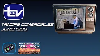 Tandas Comerciales Canal 13 UCTV - Junio/Julio 1989