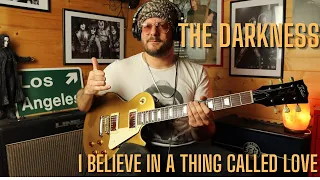 The Darkness - I Believe in a Thing Called Love - Guitar Cover & Original Solo