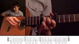 Как сыграть "Mad world" на гитаре, fingerstyle