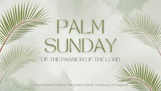 Palm Sunday of the Passion of the Lord - 23rd March 2024, 5:00pm Mass