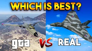 GTA 5 ONLINE VOLATOL VS REAL LIFE VULCAN : WHICH IS BEST BOMBER?