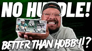 BETTER THAN HOBBY!? OPENING UP A 2023 PANINI MOSAIC FOOTBALL NO HUDDLE BOX!