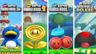 Special Items in some 2D Mario Games