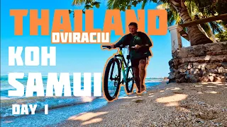 Kaip taip uzpumpuot kojikes...Tiesiai per kalnus! Dviračiu aplink salą KOH SAMUI, THAILAND #1