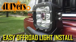 How to: Easiest Way to Install Off Road Lights on your Truck
