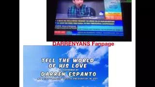 THE MAKING OF TELL THE WORLD OF HIS LOVE ACCORDING TO DARREN