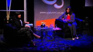 Advocate Thuli Madonsela in conversation with Leanne Manas UJ's Alumni day