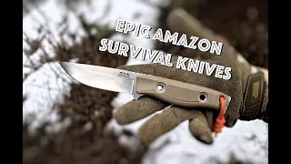 Ranking Amazon Survival Knives... (Which Will Be the Best?)