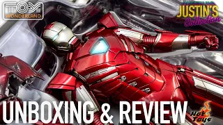 Hot Toys Iron Man 3 Silver Centurion Unboxing & Review