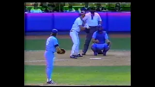 Bo Jackson breaks bat over his knee @ Yankee stadium vs Don Mattingly in a thrilling finish May 1990